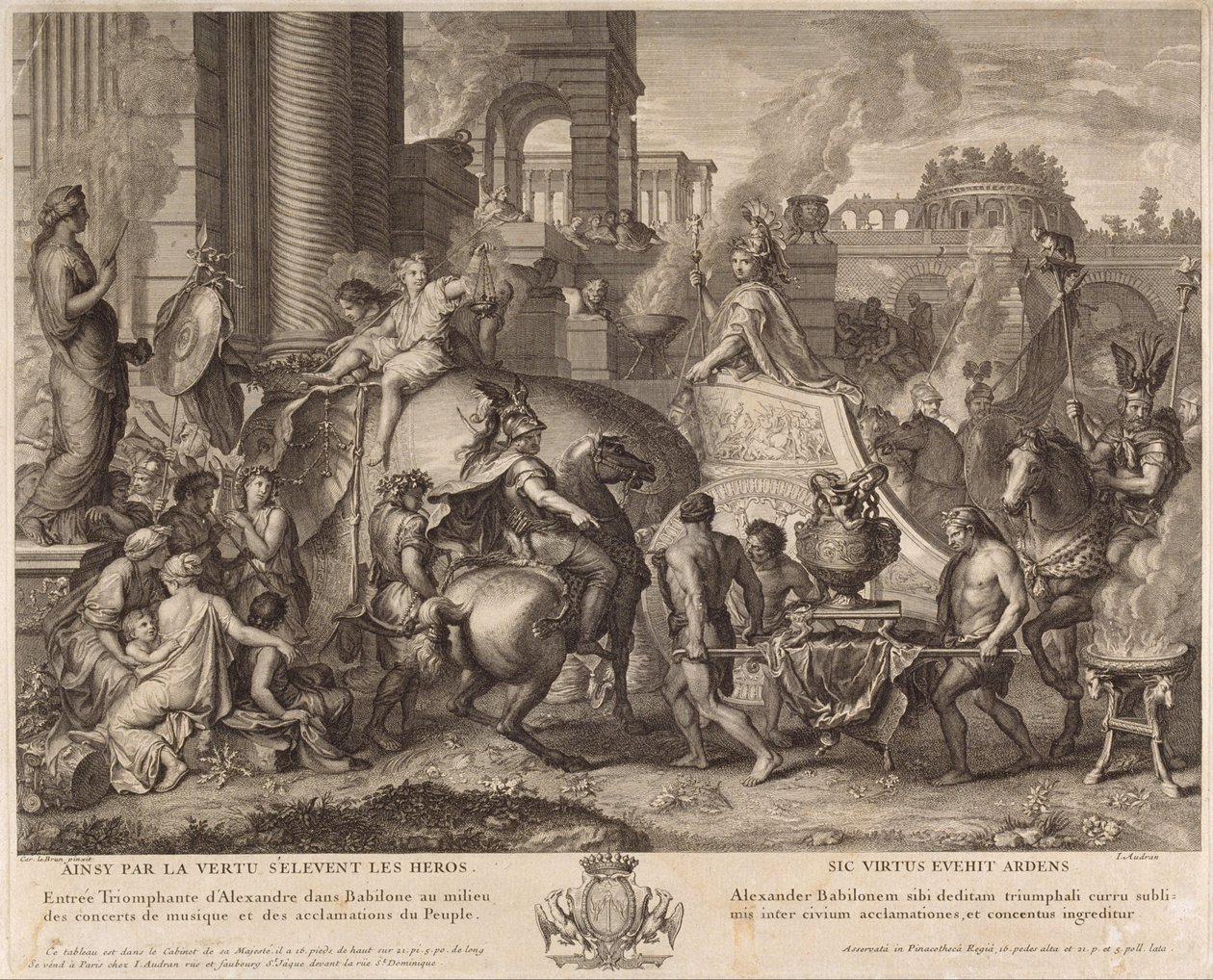 Alexander kommer in i Babylon av Jean Audran