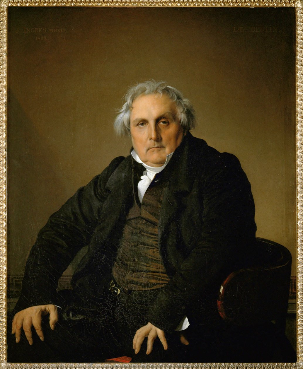 Louis Francois Bertin, förläggare... av Jean Auguste Dominique Ingres