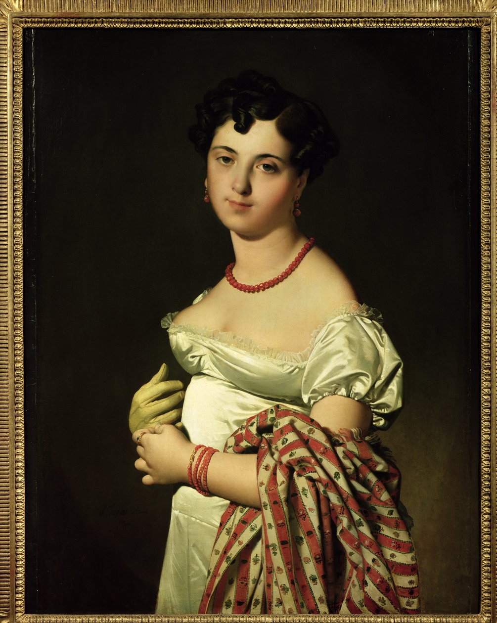 Madame Henri-Philippe-Joseph Panckouke (1787-1865) 1811 av Jean Auguste Dominique Ingres