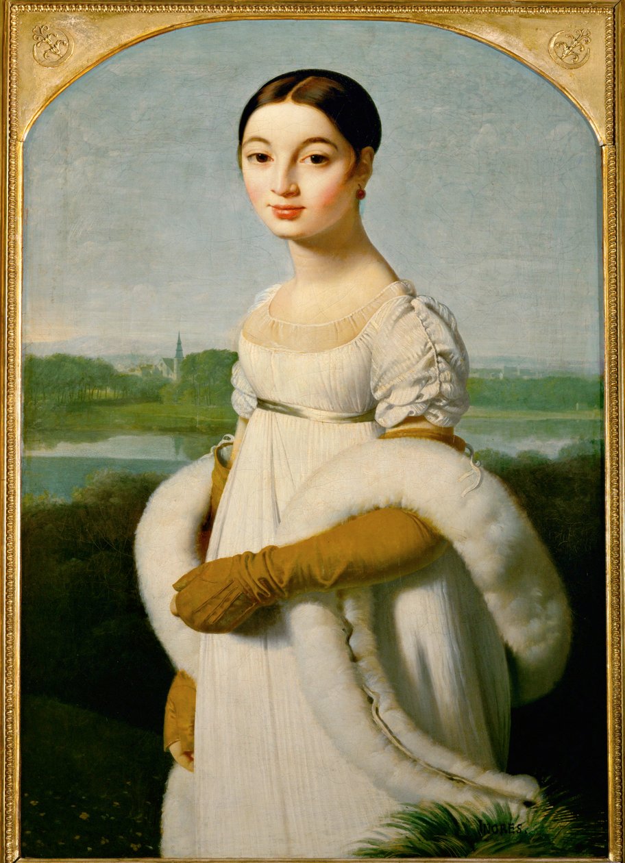 Mlle Caroline Riviere ... av Jean Auguste Dominique Ingres