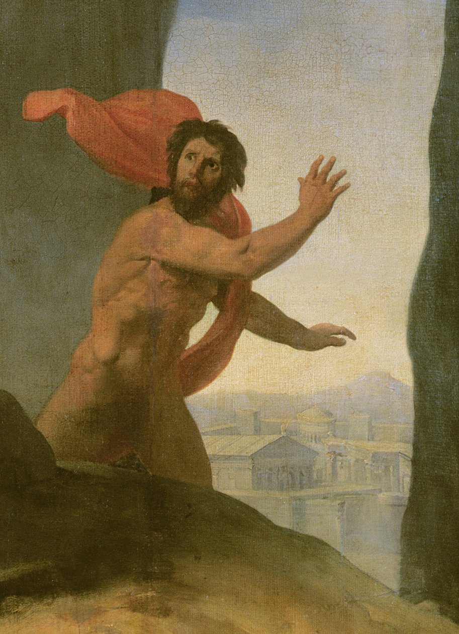 Oidipus och sfinxen, 1808 av Jean Auguste Dominique Ingres