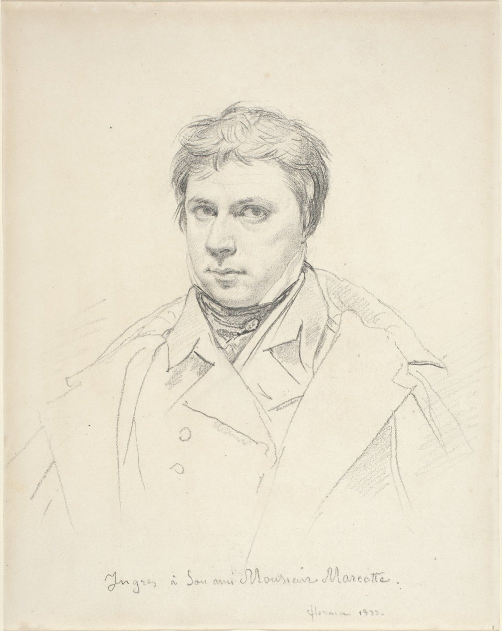 Självporträtt av Jean Auguste Dominique Ingres