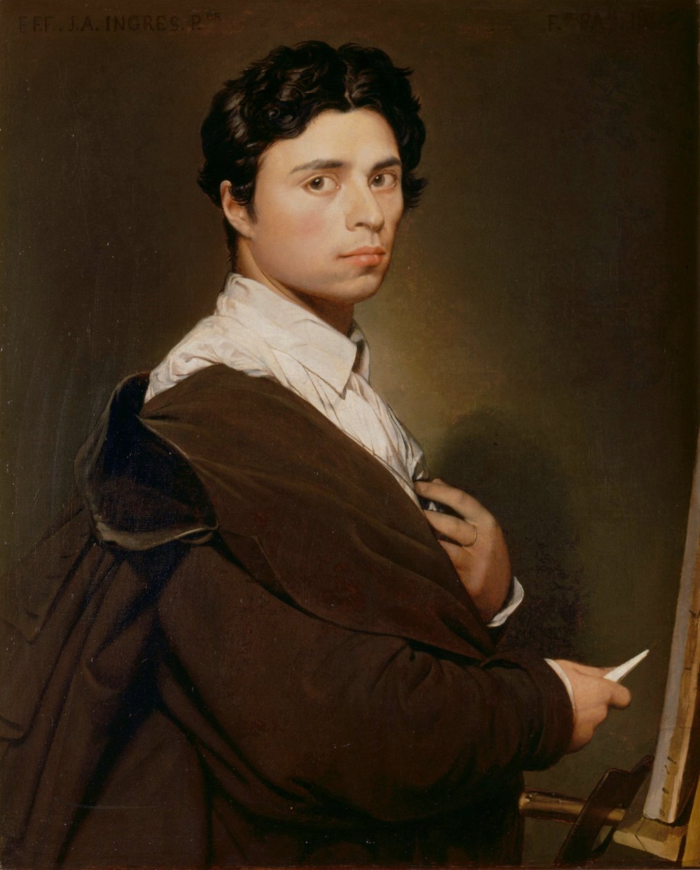 Självporträtt, 1804 av Jean Auguste Dominique Ingres