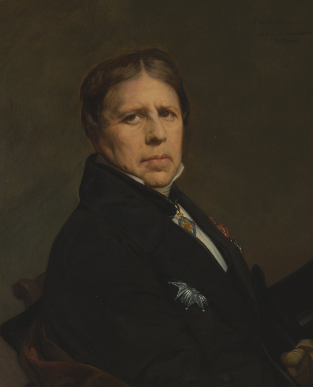 Självporträtt av Jean Auguste Dominique Ingres