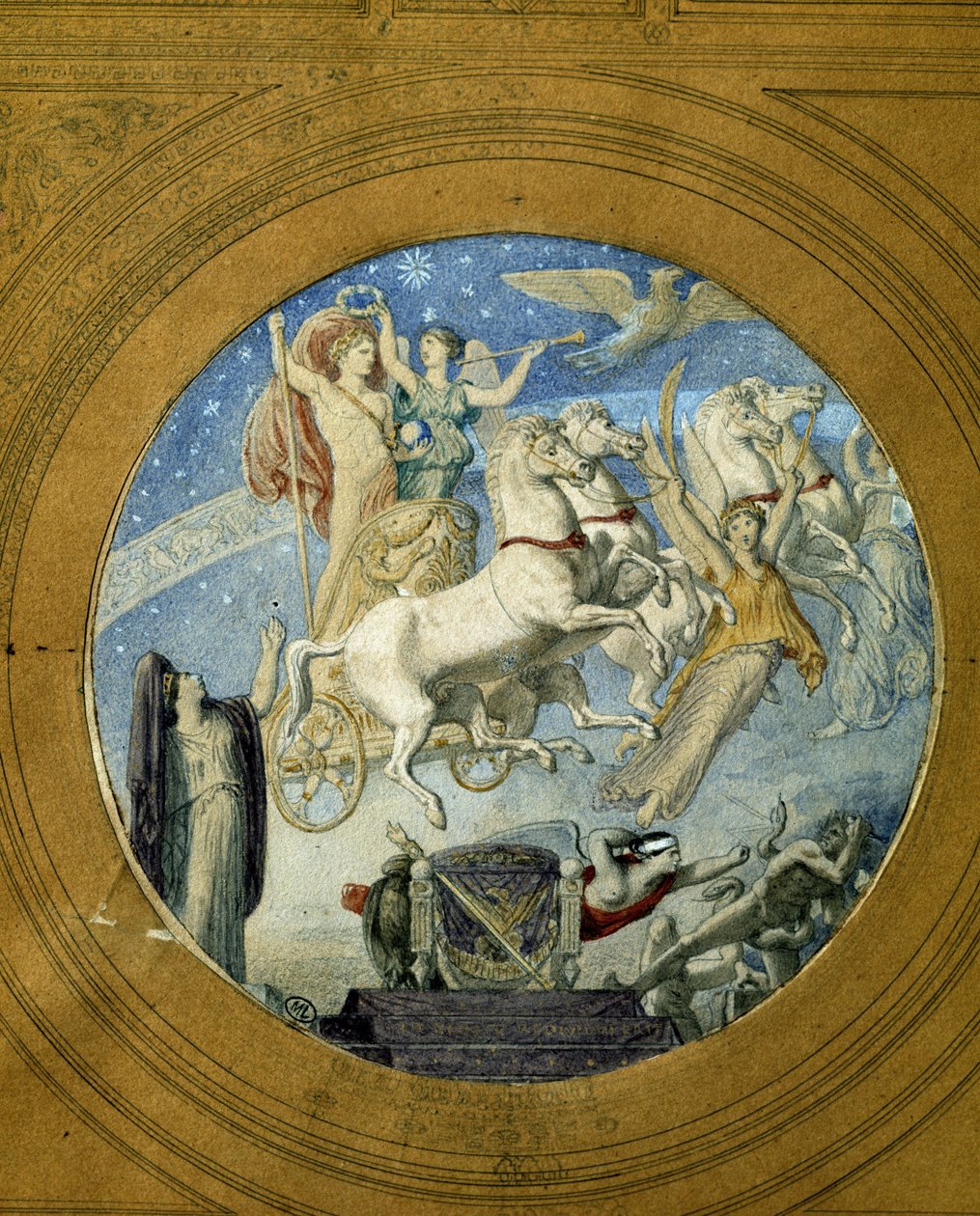 Napoleon I:s apoteos av Jean Auguste Dominique Ingres