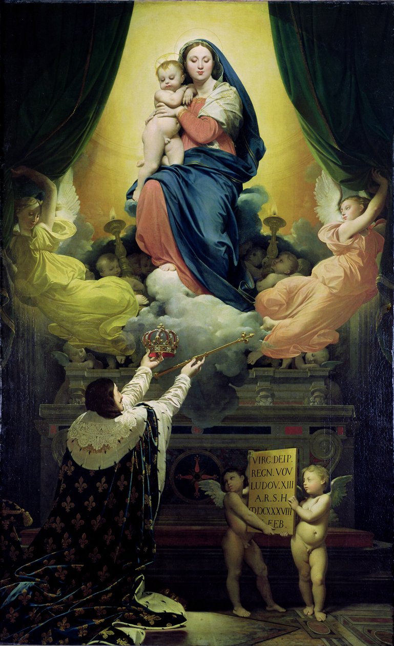 Ludvig XIII:s löfte av Jean Auguste Dominique Ingres