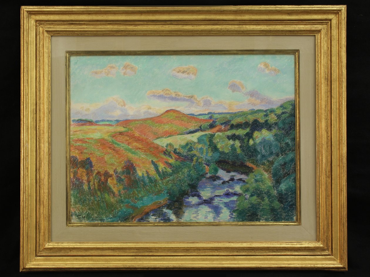 Landskap i Creuze, Crozant av Jean Baptiste Armand Guillaumin