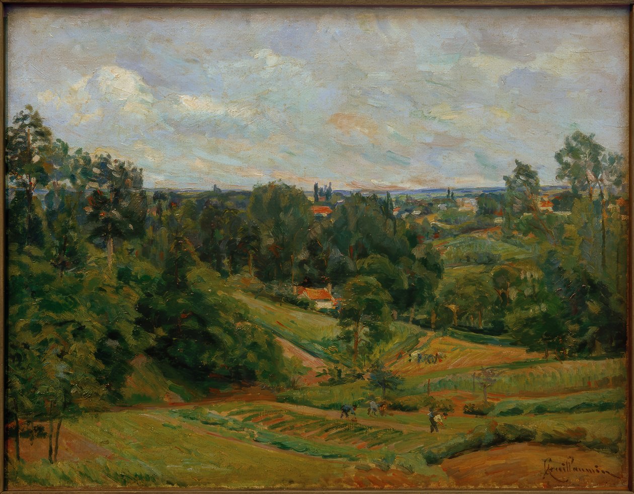 Landskap nära Pontoise av Jean Baptiste Armand Guillaumin
