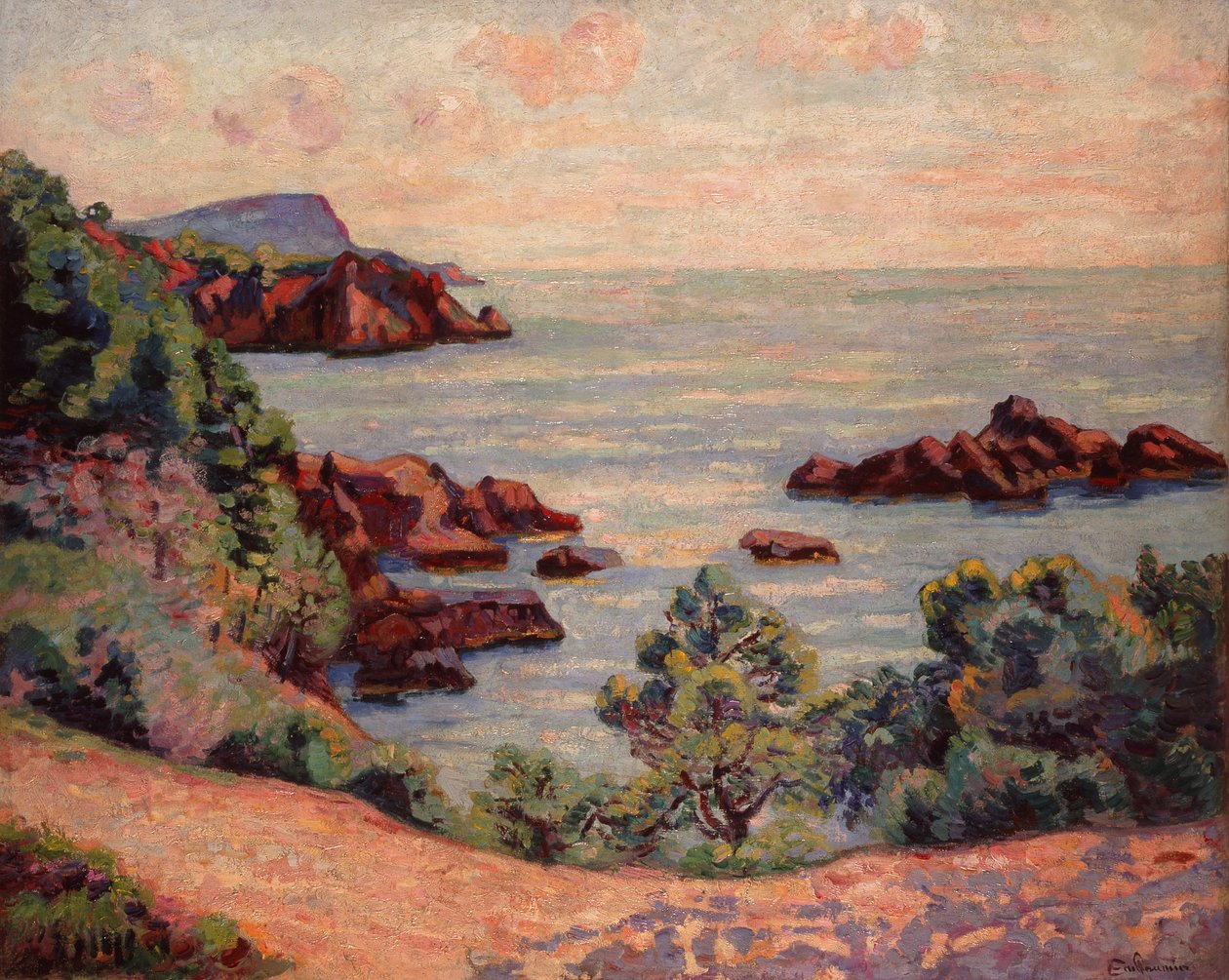 Midi landskap av Jean Baptiste Armand Guillaumin