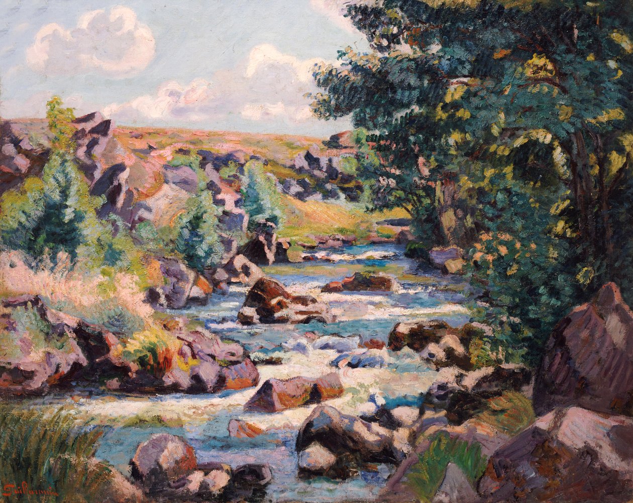Pontgibauds landsbygd, 1893 av Jean Baptiste Armand Guillaumin