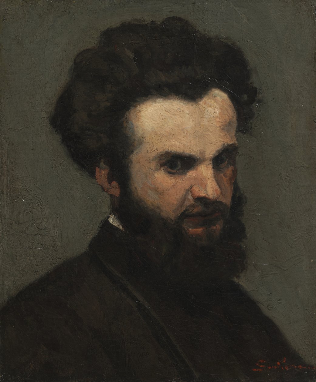 Självporträtt, ca 1872-1874. av Jean Baptiste Armand Guillaumin
