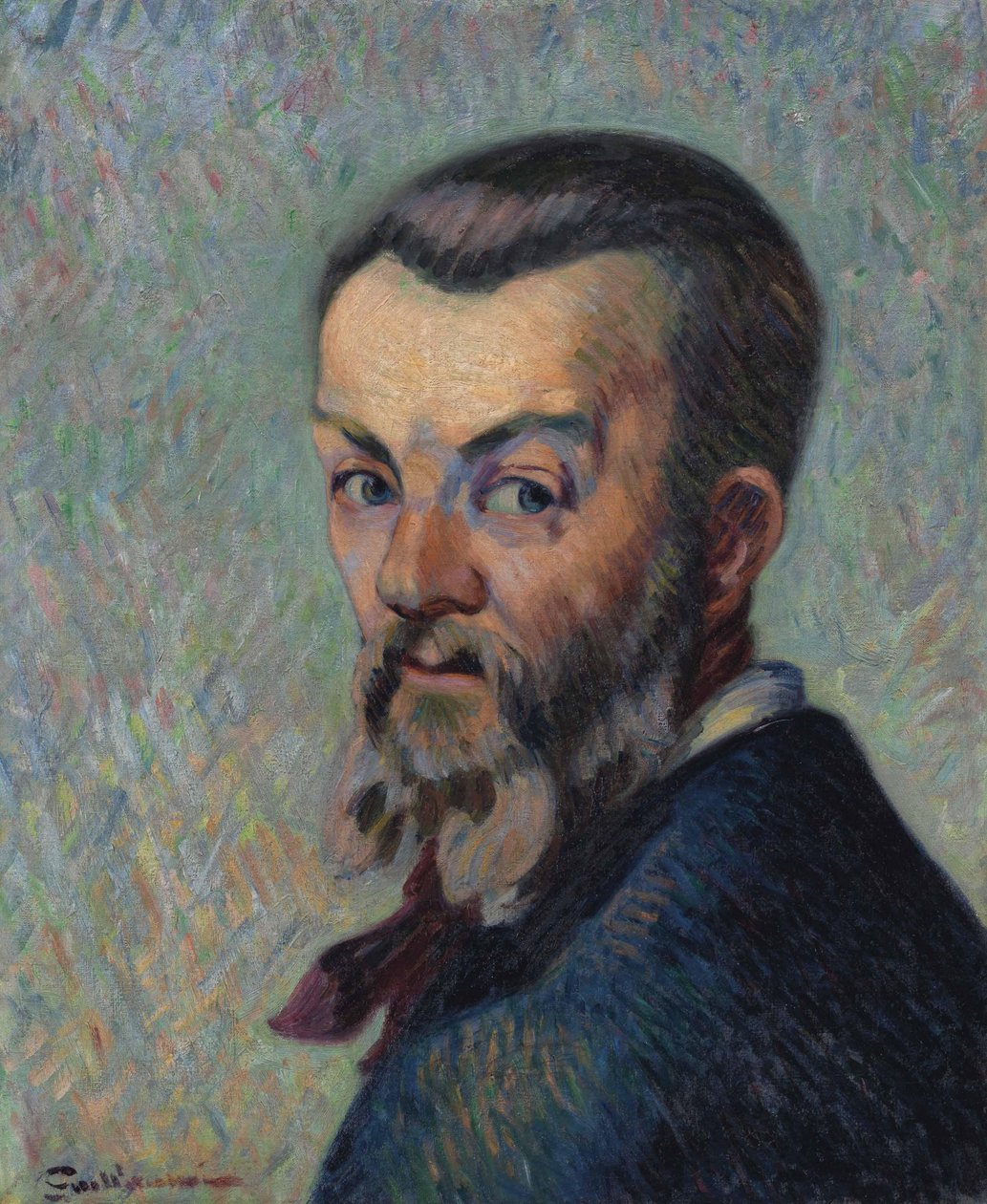 Självporträtt, ca. 1888. av Jean Baptiste Armand Guillaumin