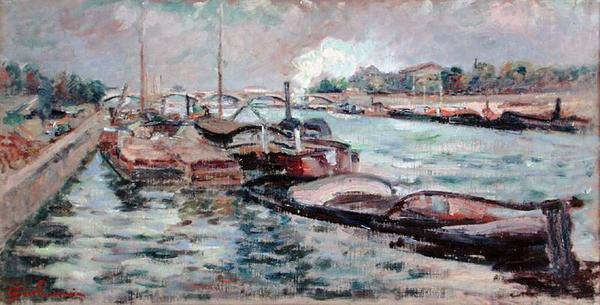 Seine av Jean Baptiste Armand Guillaumin