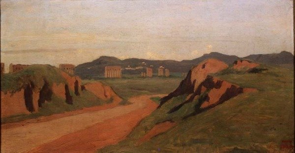 Landskap av Jean Baptiste Camille Corot