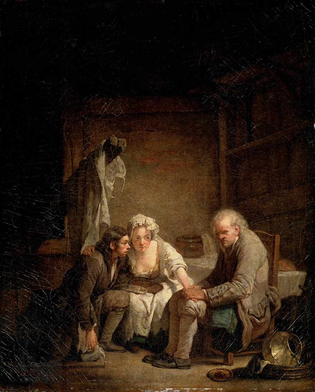Blind man lurad, c1755 av Jean Baptiste Greuze