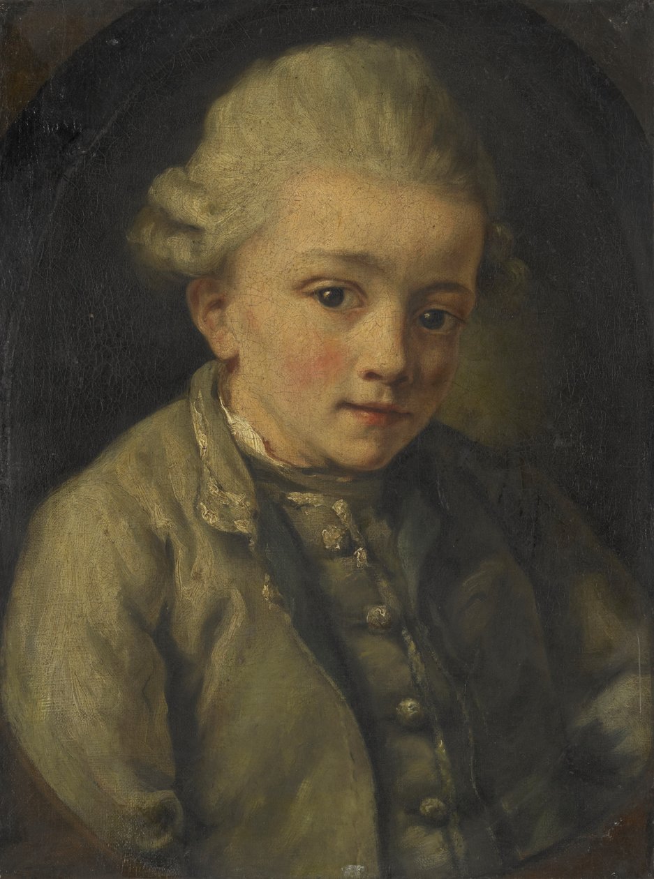 Mozart, 1763-64 av Jean Baptiste Greuze