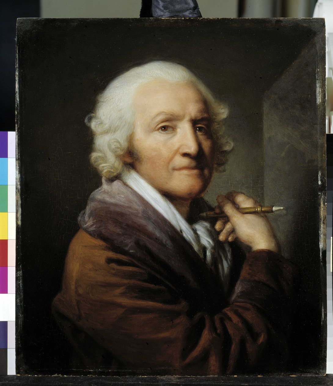 Självporträtt ålder av Jean Baptiste Greuze