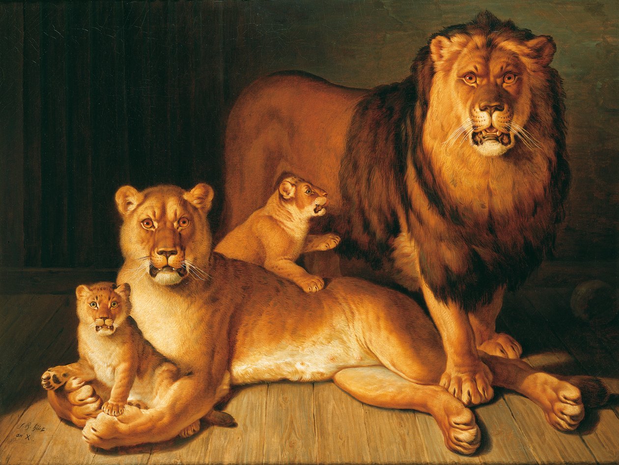 Lions stolthet av Jean Baptiste Huet