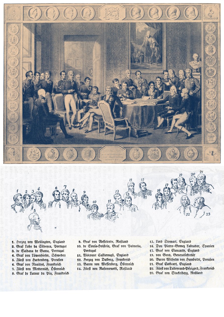 Wienkongressen -1814 av Jean Baptiste Isabey