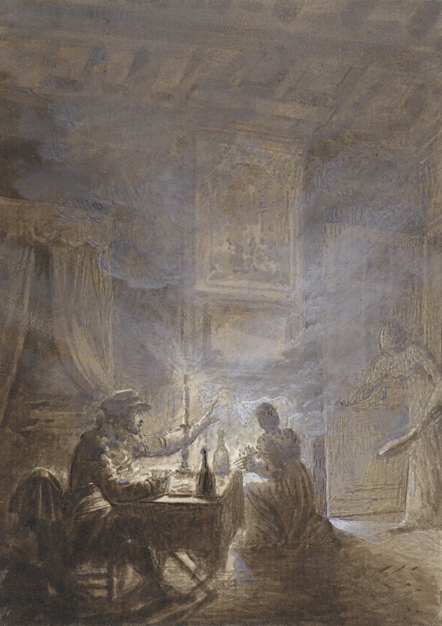 Den rökande eldstaden av Jean Baptiste Isabey