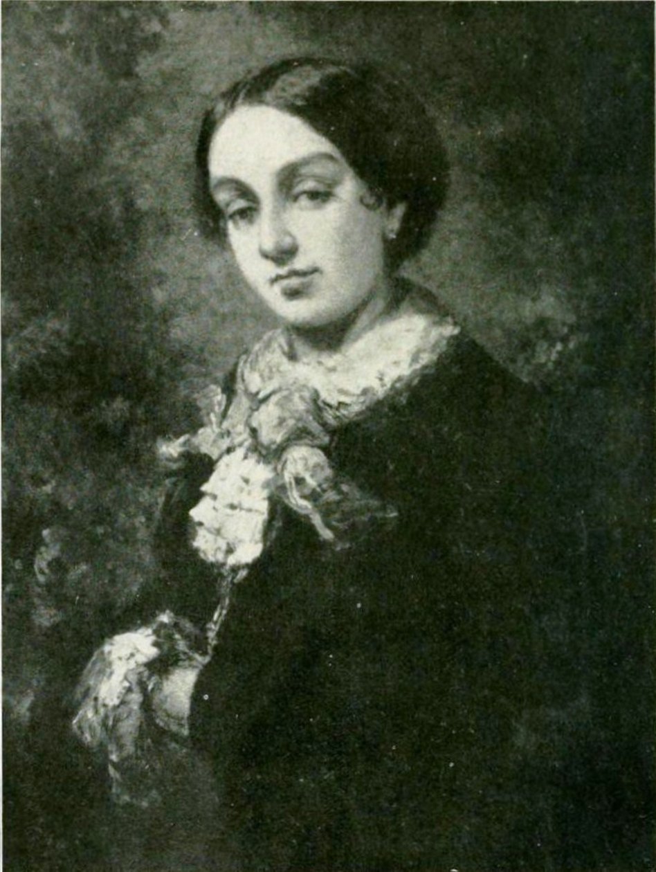 George Sand (1804-1876) P av Jean Baptiste Isabey