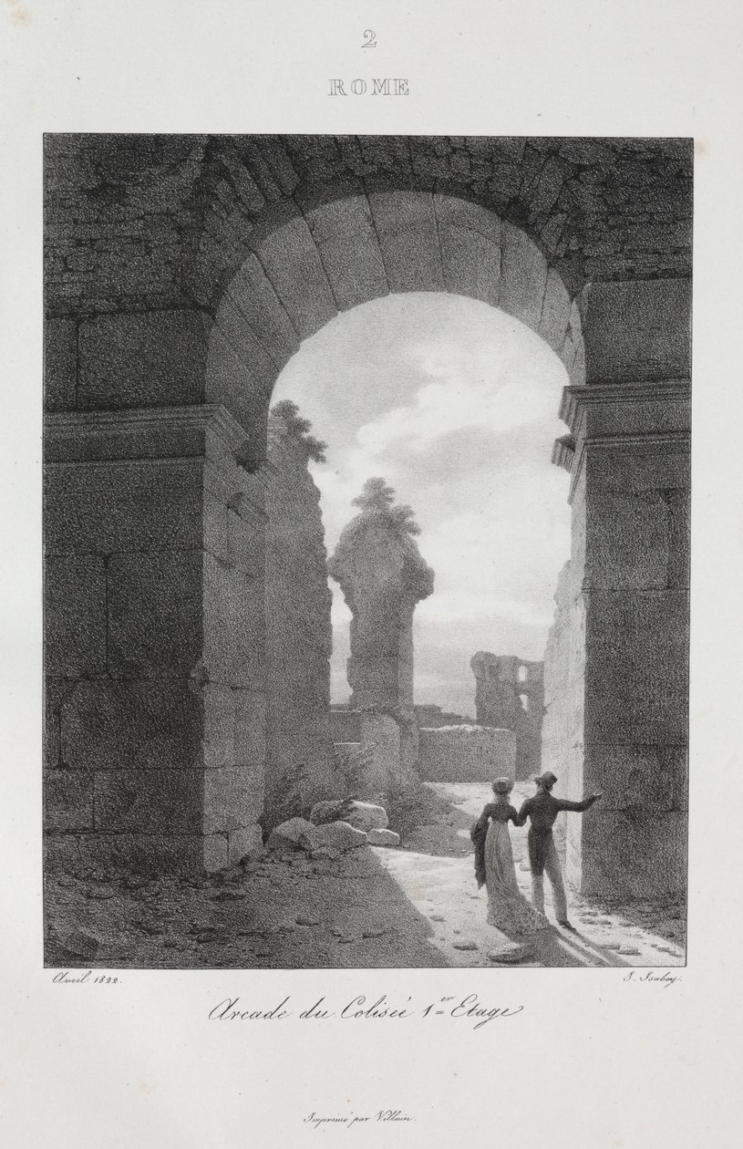 Resa till Italien 1822 av Jean Baptiste Isabey