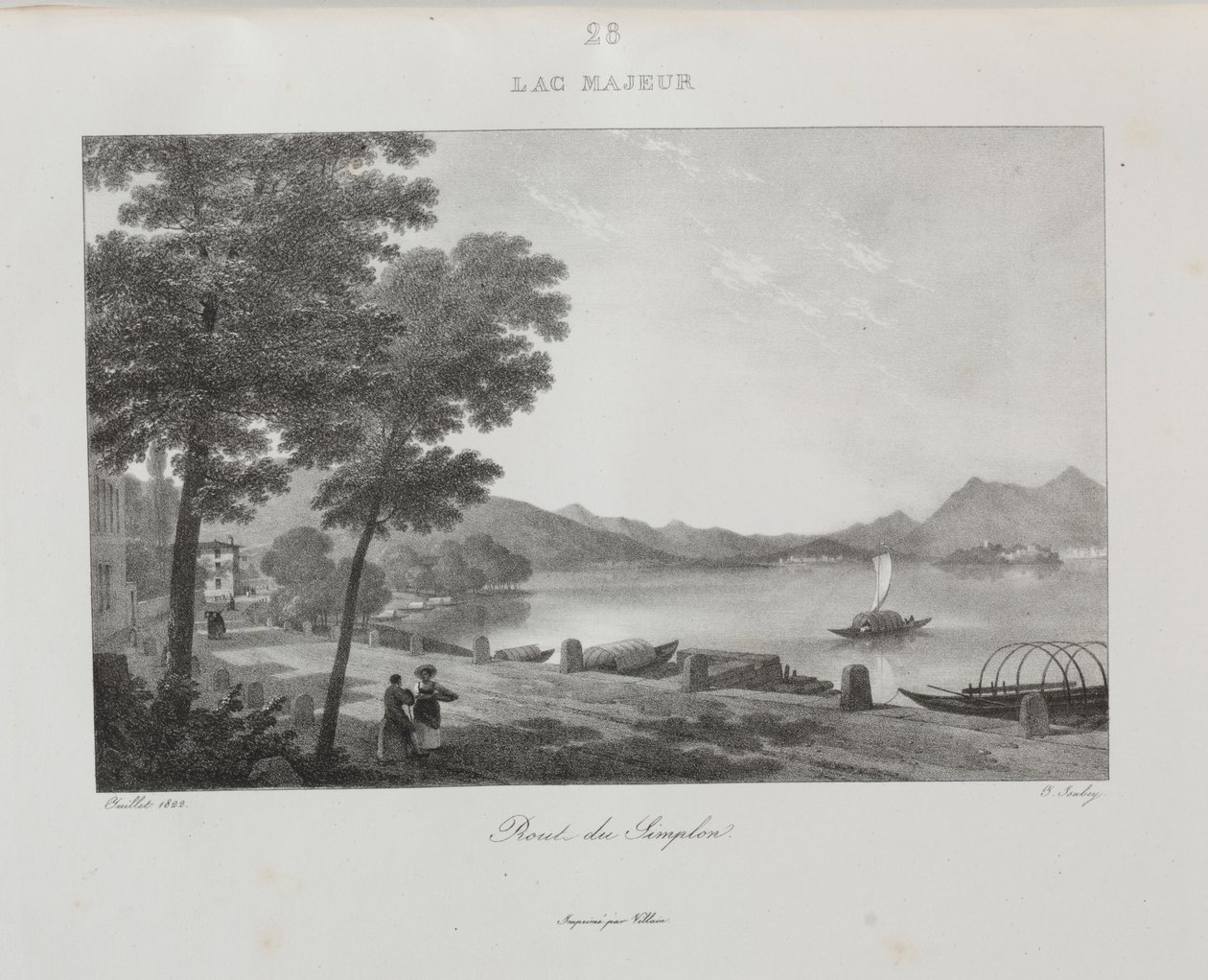Resa till Italien 1822 av Jean Baptiste Isabey