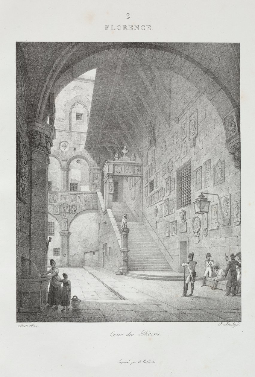 Resa till Italien 1822 av Jean Baptiste Isabey