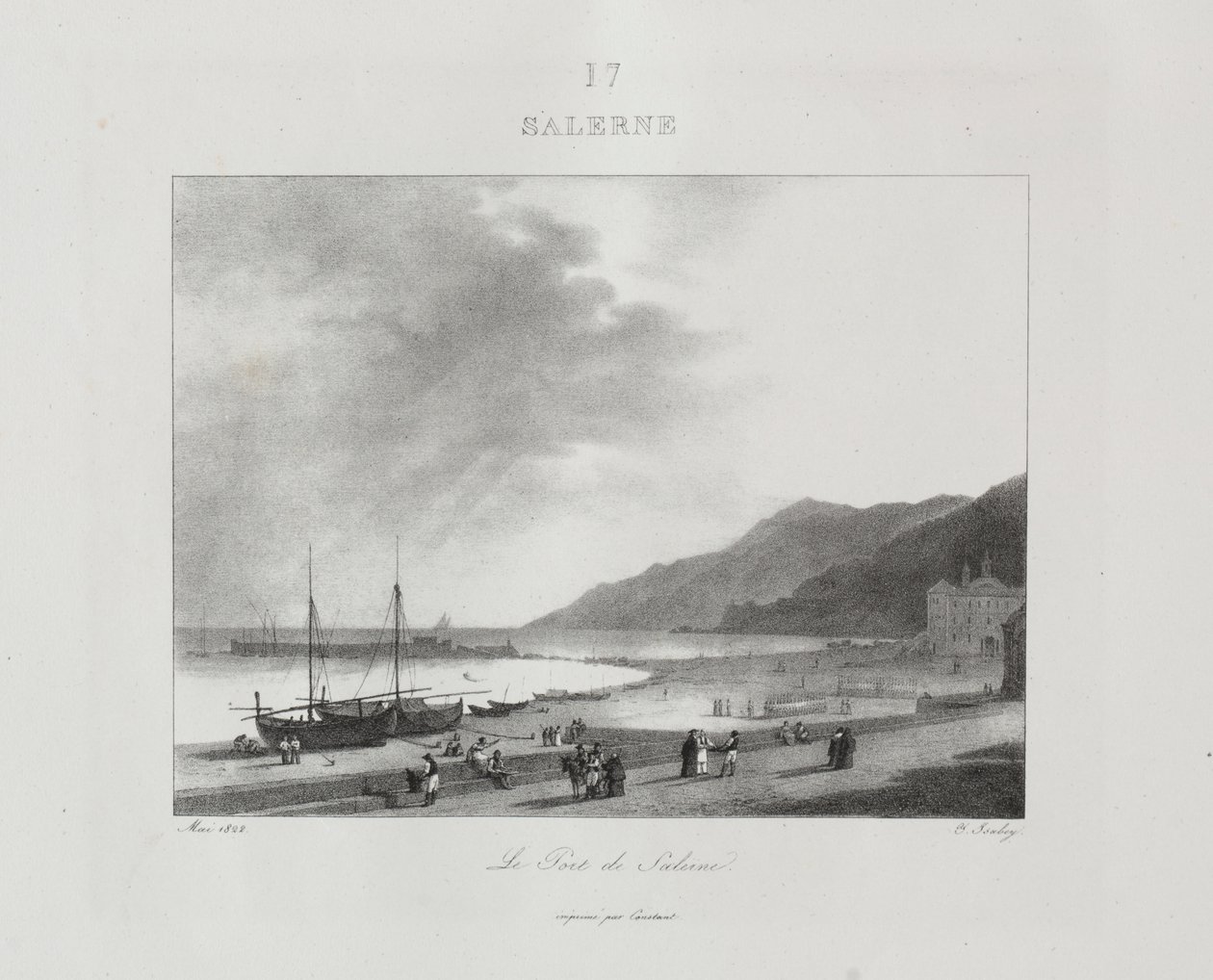 Resa till Italien 1822 av Jean Baptiste Isabey