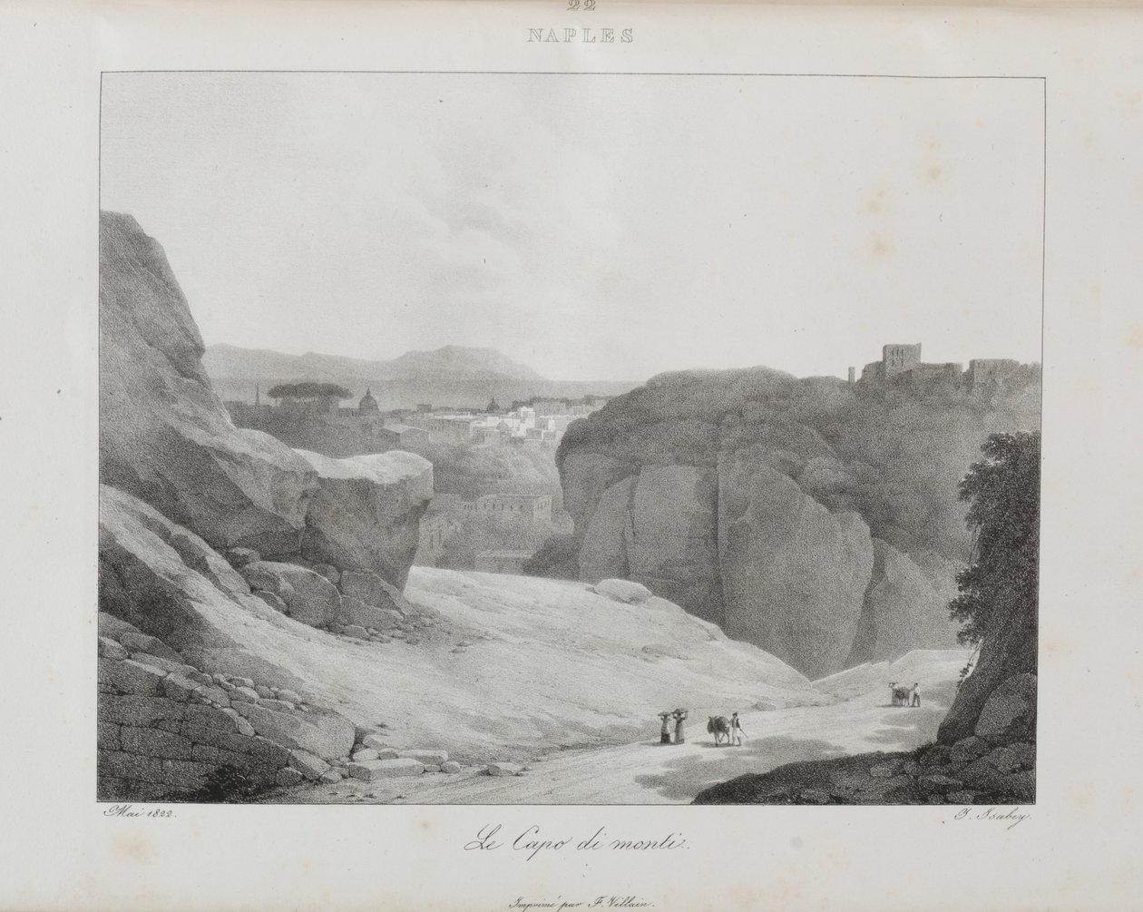Resa till Italien 1822 av Jean Baptiste Isabey