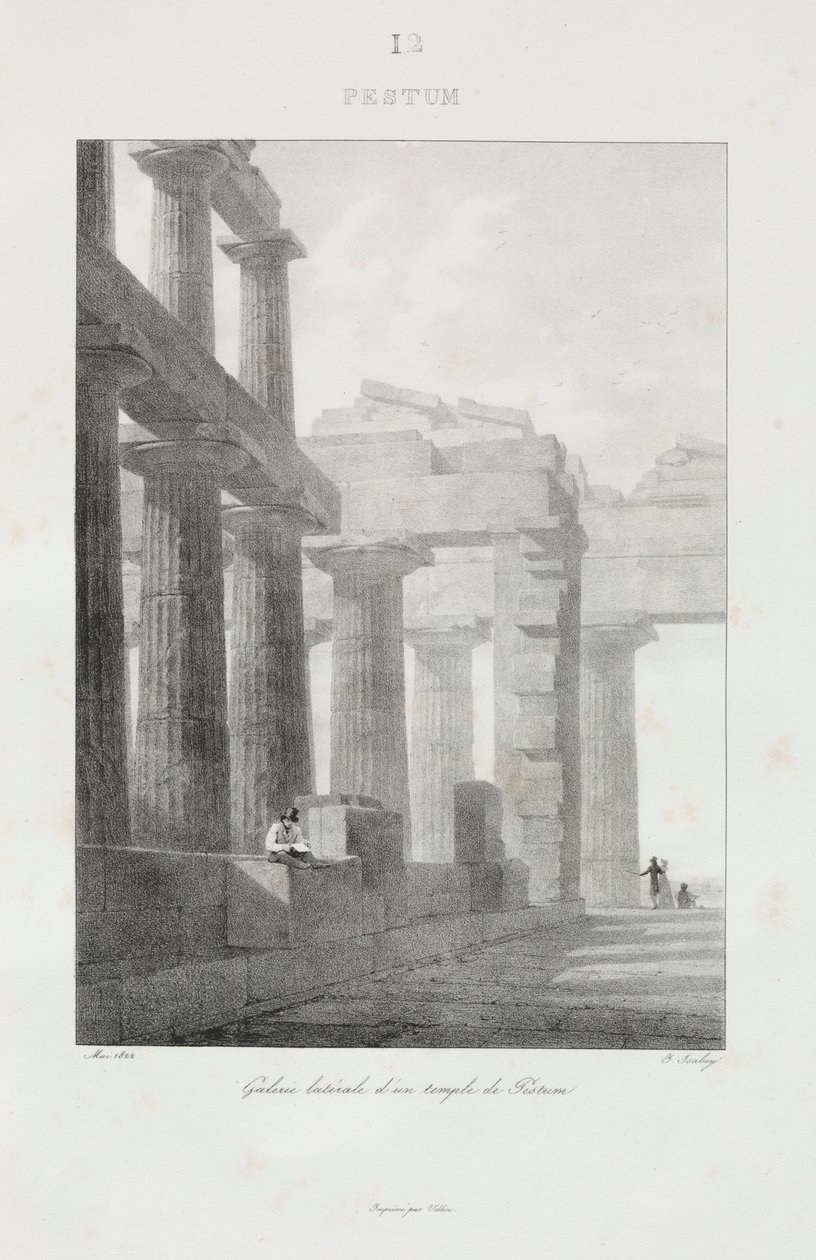 Resa till Italien 1822, 1833. av Jean Baptiste Isabey