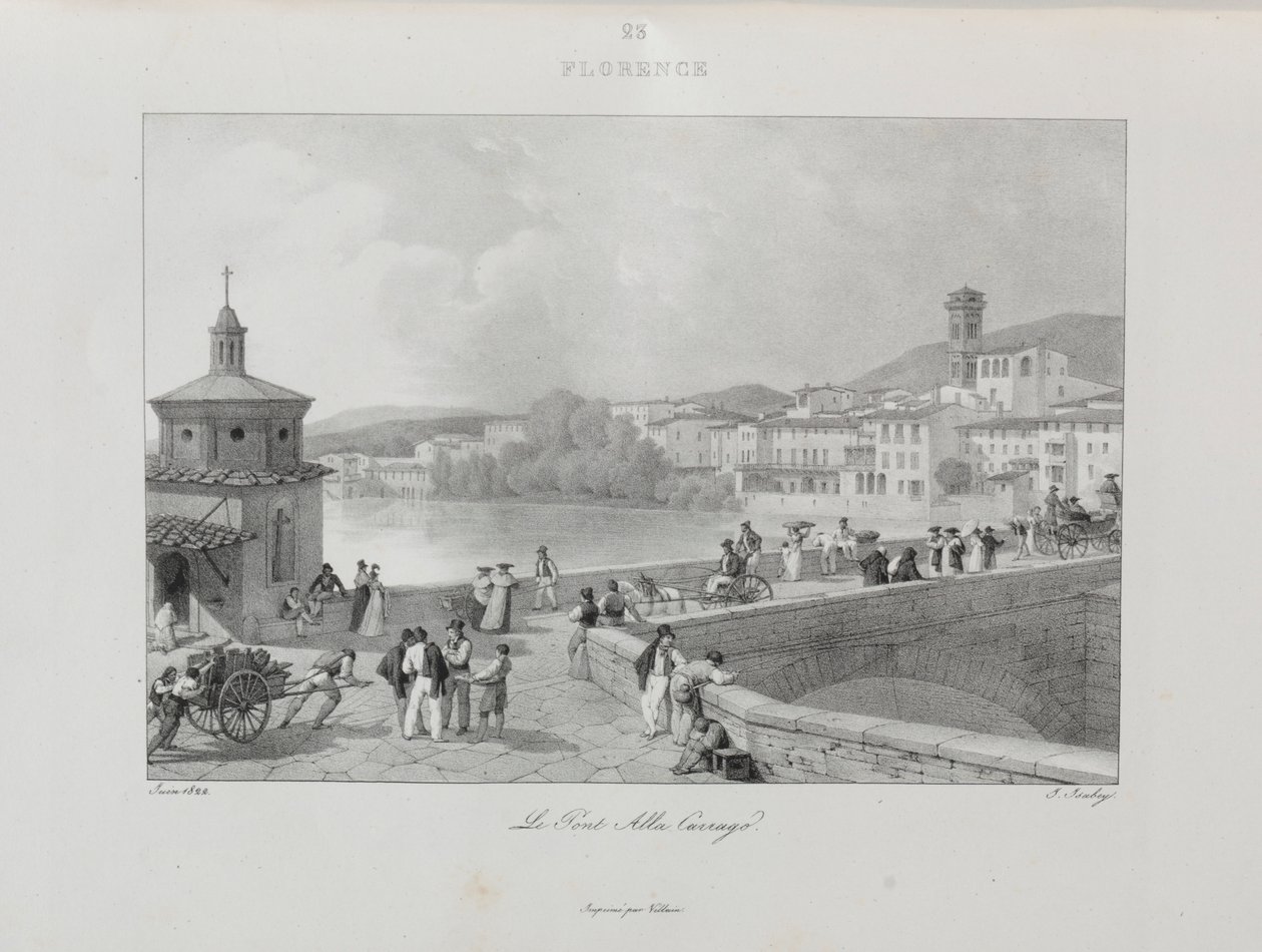 Resa till Italien 1822, 1833. av Jean Baptiste Isabey