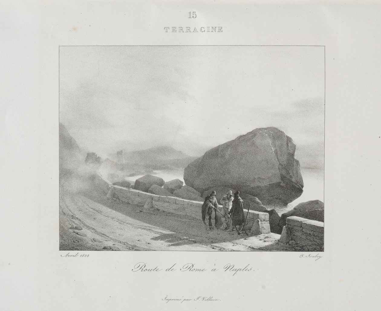 Resa till Italien 1822, 1833. av Jean Baptiste Isabey