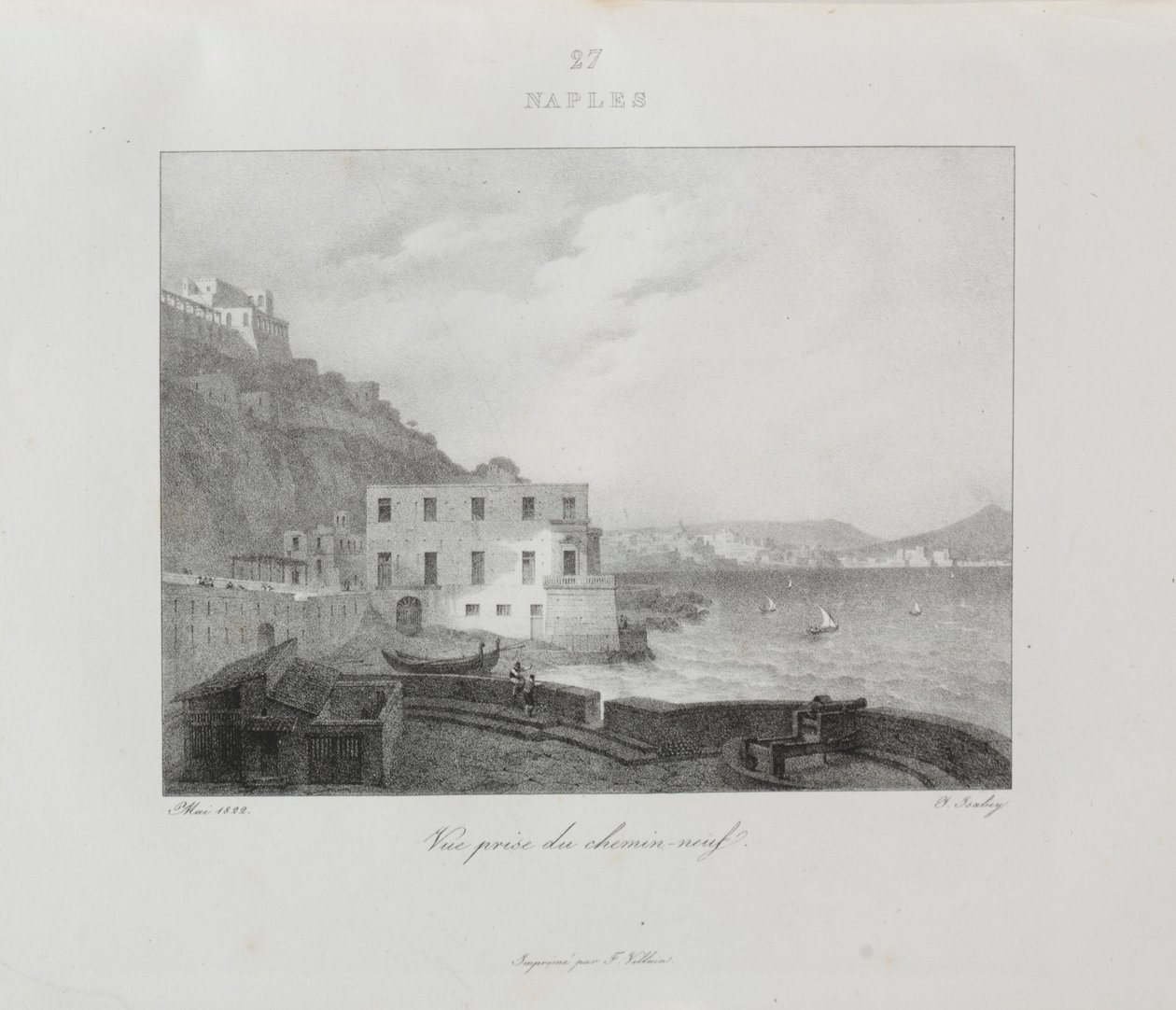 Resa till Italien 1822, 1833. av Jean Baptiste Isabey