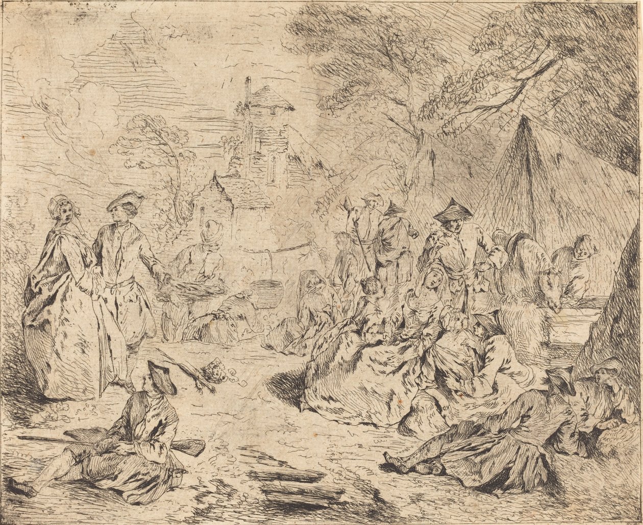 Trupper vilar av Jean Baptiste Joseph Pater