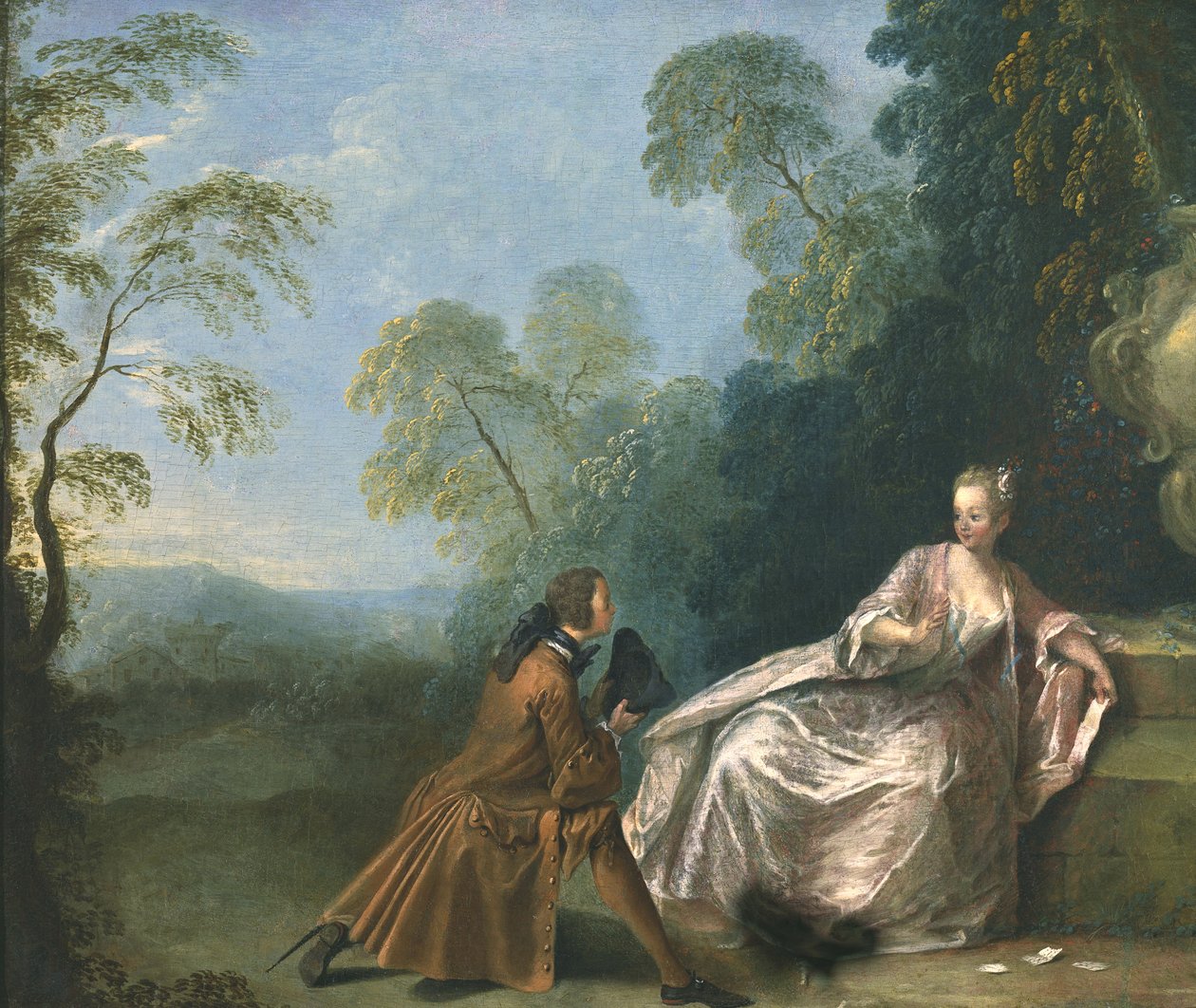 Ett galant samtal av Jean Baptiste Joseph Pater