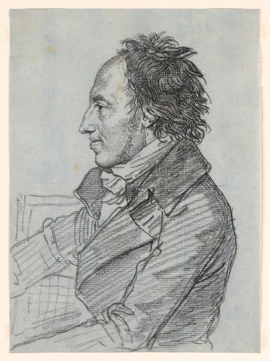 Porträtt av en man av Jean Baptiste Joseph Wicar