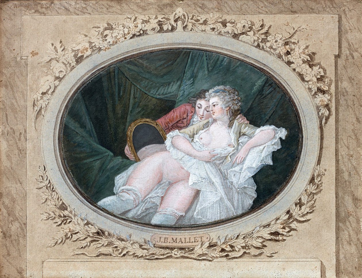 Boudoir-scen. av Jean Baptiste Mallet