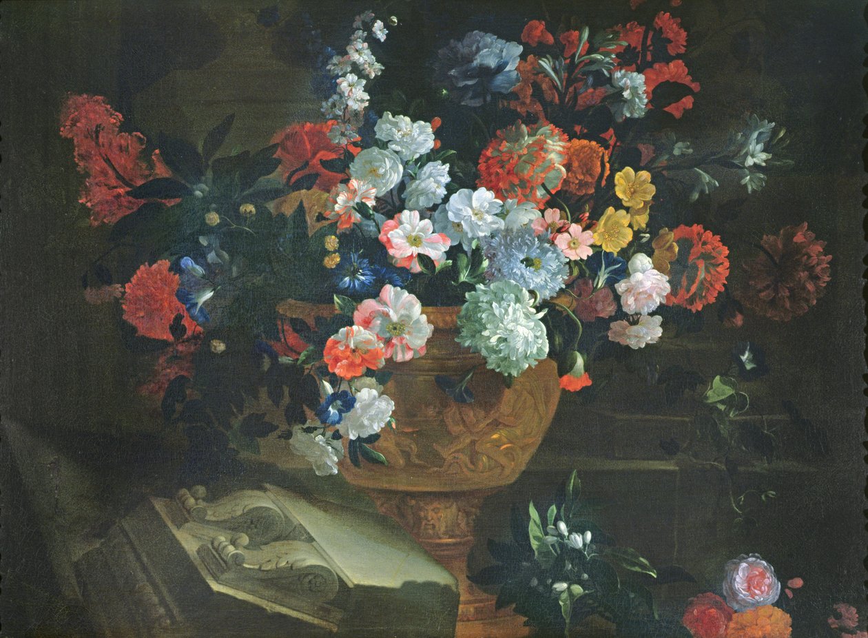Stilleben av blommor av Jean Baptiste Monnoyer