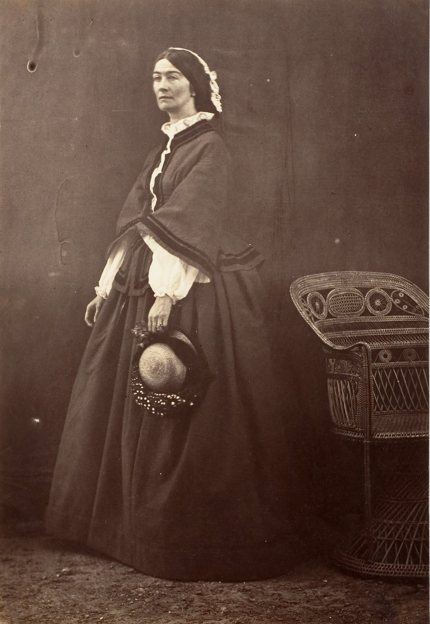 [Grevinnan Canning, Simla], 1861. av Jean Baptiste Oscar Mallitte