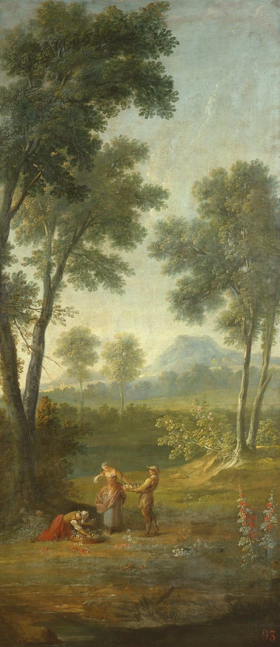 Blomstersäljaren (doft) 1749 av Jean Baptiste Oudry