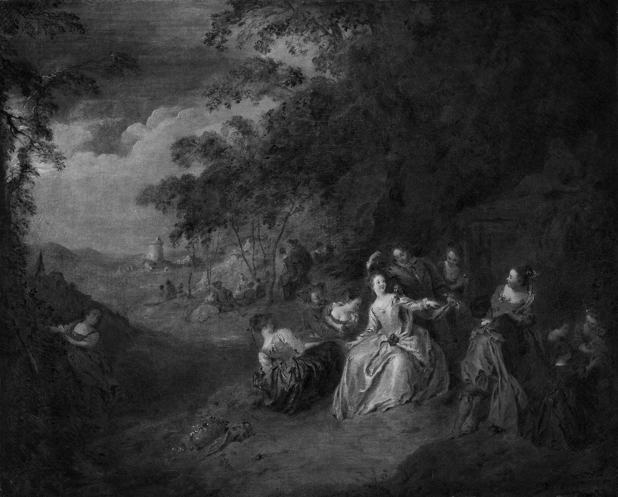 Kärlek i det fria av Jean Baptiste Pater