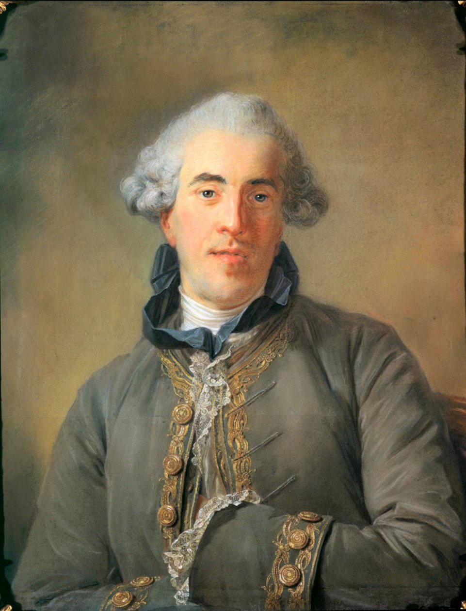 Pierre-Ambroise-François Choderlos de Laclos 1741-1803 av Jean Baptiste Perronneau