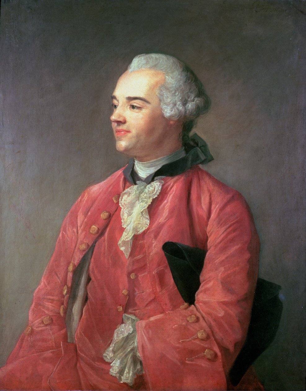 Porträtt av Jacques Cazotte av Jean Baptiste Perronneau