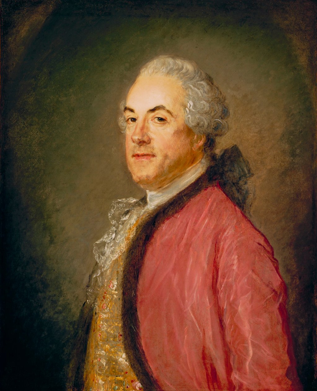 Porträtt av en man av Jean Baptiste Perronneau
