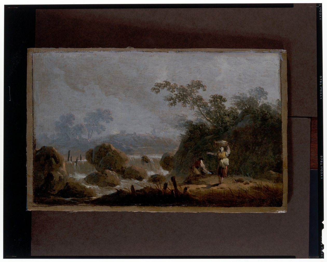 Ett par landskap av Jean Baptiste Pillement