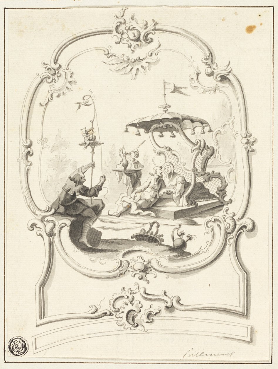 Chinoiserie av Jean Baptiste Pillement