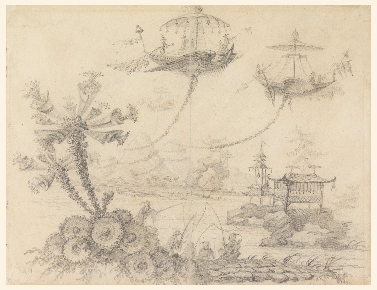 Chinoiserie Fantasy av Jean Baptiste Pillement