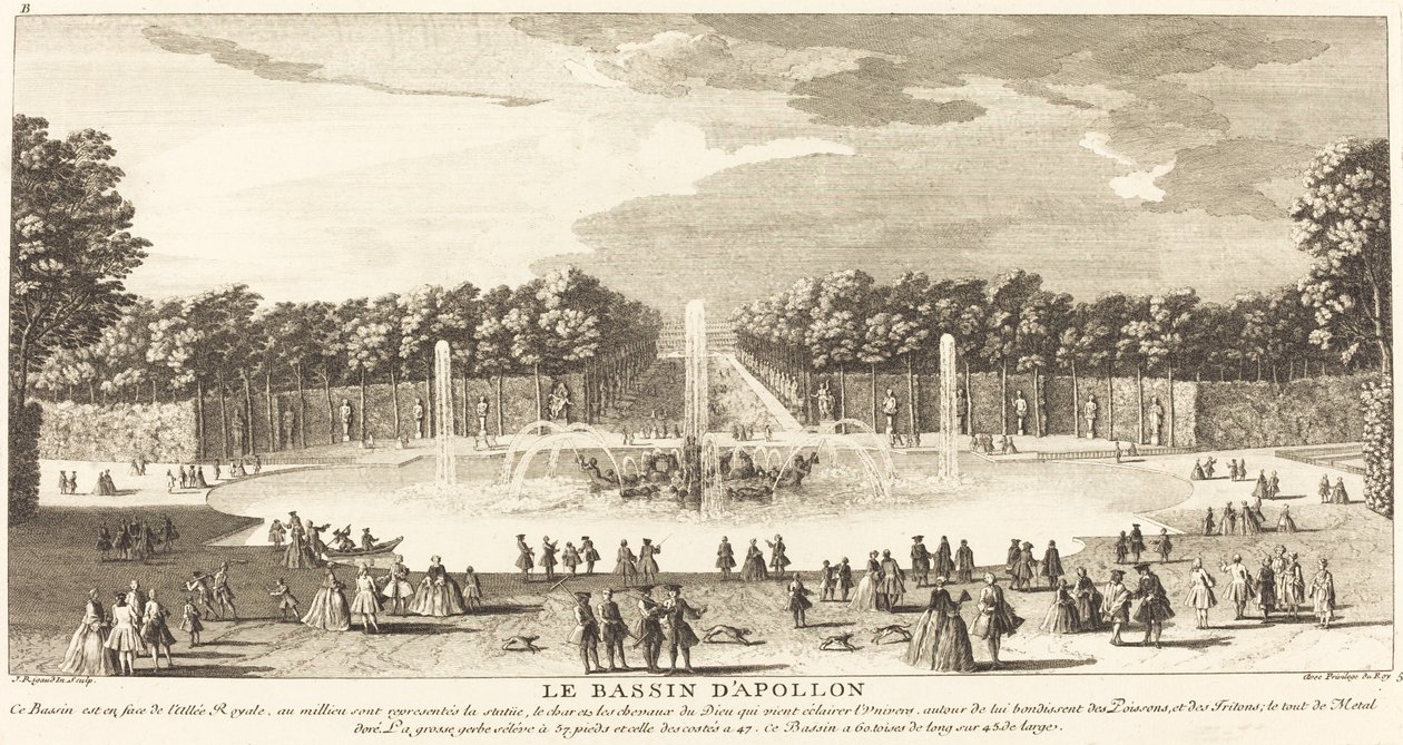 Apollos bassäng av Jean Baptiste Rigaud