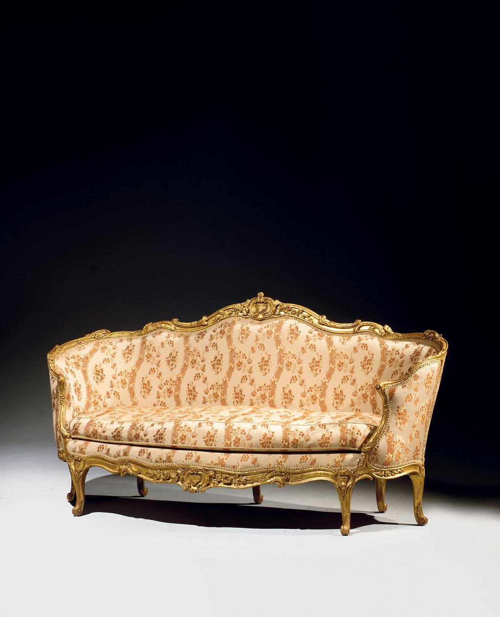 Louis XV soffa, 1717 av Jean Baptiste Tilliard